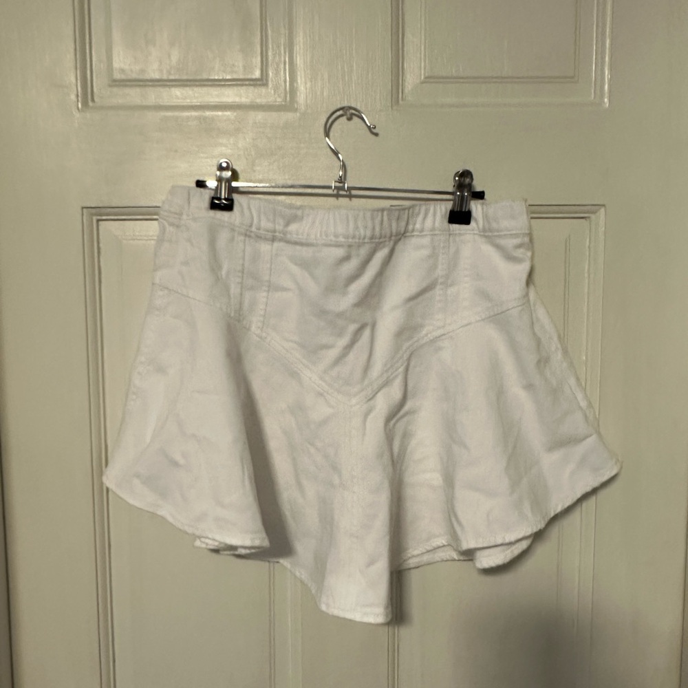 Women's White Mini Skirt